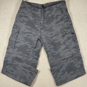 Harley Davidson Flame Camo Cargo Pants 40x30 Motorcycle Outdoors